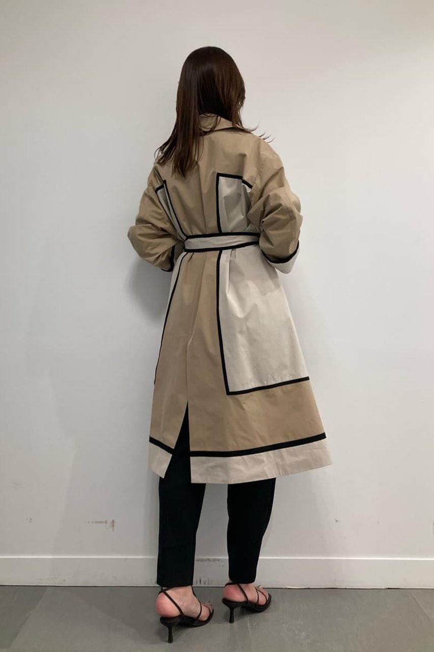 【アドーア/ADORE】のカラーブロックコート 人気、トレンドファッション・服の通販 founy(ファニー) 　ファッション　Fashion　レディースファッション　Fashion for Women　アウター　Coat / Outerwear Collection　コート・ロングコート・ピーコート　Long Coats, Peacoats & More　グログラン　Grosgrain, Grosgrain Ribbon　コンパクト　Compact, Small Size　ツイル　Twist, Twisted Detail　ブロック　Block, Solid Block Pattern　ミックス　Mix, Mixed Style　リラックス　Relax, Relaxed Fit　ロング　Long, Long-Length　再入荷　Restock / Back in Stock　春　Spring　other-8|ID: prp329100004337487 ipo3291000000034989362