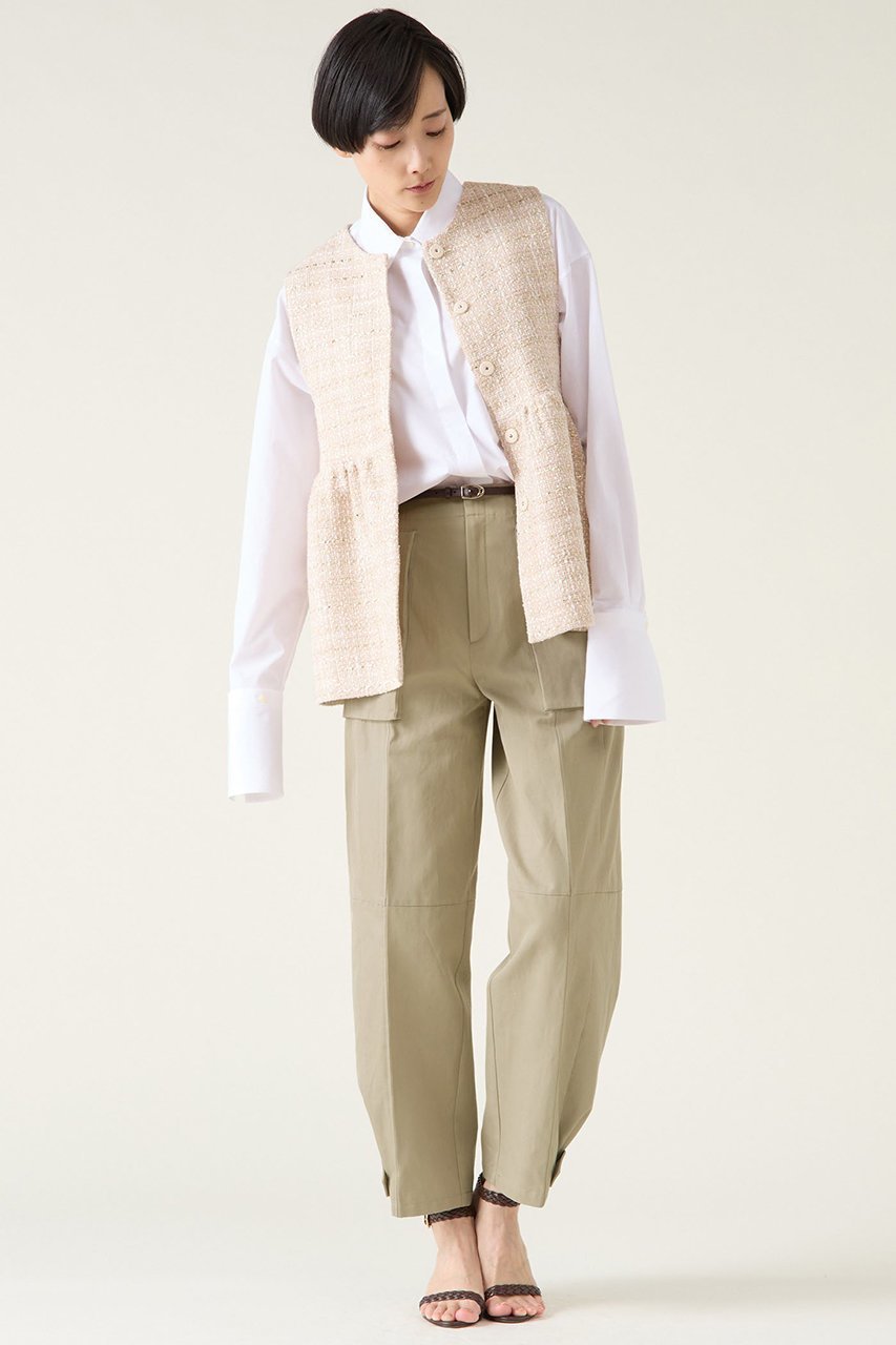 【マルティニーク/martinique】のGIOLICAツイードジレ(セットアップ可) 人気、トレンドファッション・服の通販 founy(ファニー) 　ファッション　Fashion　レディースファッション　Fashion for Women　アウター　Coat / Outerwear Collection　レディースジャケット・軽アウター　Jackets　おすすめ　Recommended / Our Picks　イタリア　Italy　サマー　Summer, Summer Style　ジャケット　Jacket, Outerwear　セットアップ　Set-Up, Coordinated Outfit　ツイード／ツィード　Choker, Choker Necklace　ツイード　Twill, Twill Weave　デニム　Denim, Jeans Material　フロント　Front, Front Design　ベスト　Vest, Waistcoat　ボトム　Bottoms, Lower Wear　春　Spring　other-3|ID: prp329100004337499 ipo3291000000035976659