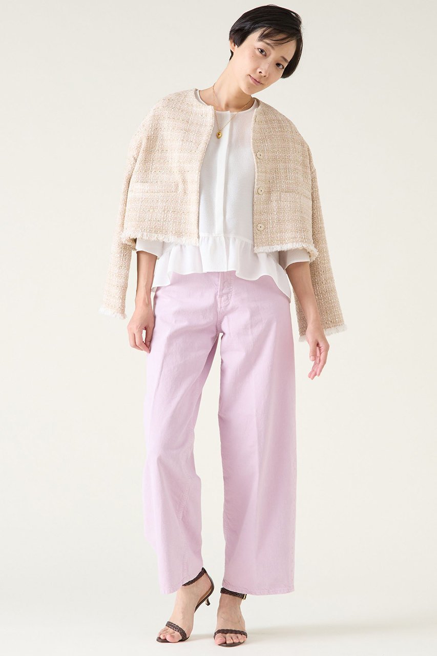 【マルティニーク/martinique】のGIOLICAツイードジャケット(セットアップ可) 人気、トレンドファッション・服の通販 founy(ファニー) ファッション Fashion レディースファッション Fashion for Women アウター Coat / Outerwear Collection レディースジャケット・軽アウター Jackets おすすめ Recommended / Our Picks イタリア Italy カーディガン Cardigan, Knitwear サマー Summer, Summer Style シアー Sheer, See-Through ショート Short, Short Length ジャケット Jacket, Outerwear セットアップ Set-Up, Coordinated Outfit ツイード/ツィード Choker, Choker Necklace ツイード Twill, Twill Weave デニム Denim, Jeans Material ボトム Bottoms, Lower Wear 春 Spring other-6|ID: prp329100004337500 ipo3291000000035042018