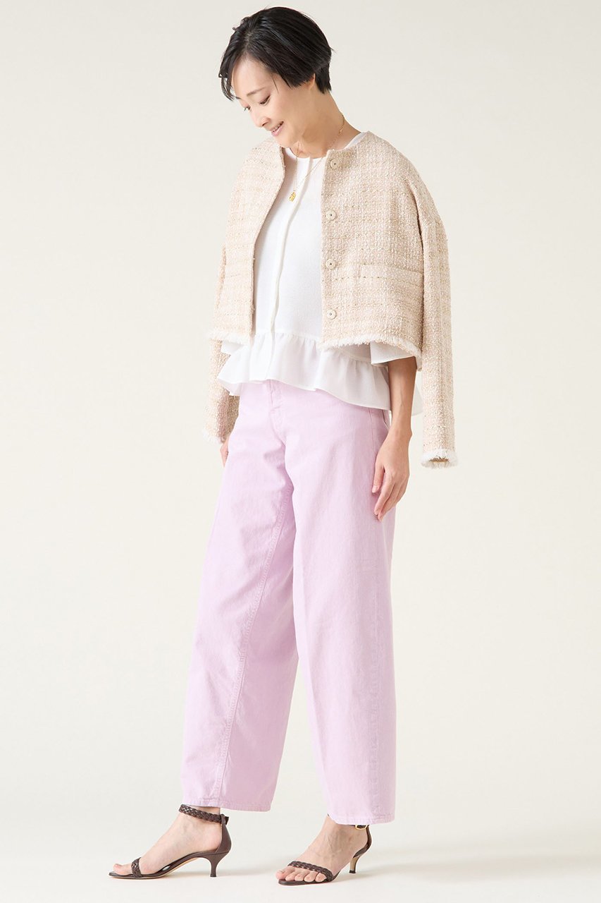 【マルティニーク/martinique】のGIOLICAツイードジャケット(セットアップ可) 人気、トレンドファッション・服の通販 founy(ファニー) 　ファッション　Fashion　レディースファッション　Fashion for Women　アウター　Coat / Outerwear Collection　レディースジャケット・軽アウター　Jackets　おすすめ　Recommended / Our Picks　イタリア　Italy　カーディガン　Cardigan, Knitwear　サマー　Summer, Summer Style　シアー　Sheer, See-Through　ショート　Short, Short Length　ジャケット　Jacket, Outerwear　セットアップ　Set-Up, Coordinated Outfit　ツイード／ツィード　Choker, Choker Necklace　ツイード　Twill, Twill Weave　デニム　Denim, Jeans Material　ボトム　Bottoms, Lower Wear　春　Spring　other-7|ID: prp329100004337500 ipo3291000000035976670