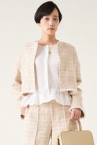 【マルティニーク/martinique】のGIOLICAツイードジャケット(セットアップ可) ベージュ|ID: prp329100004337500 ipo3291000000036079197