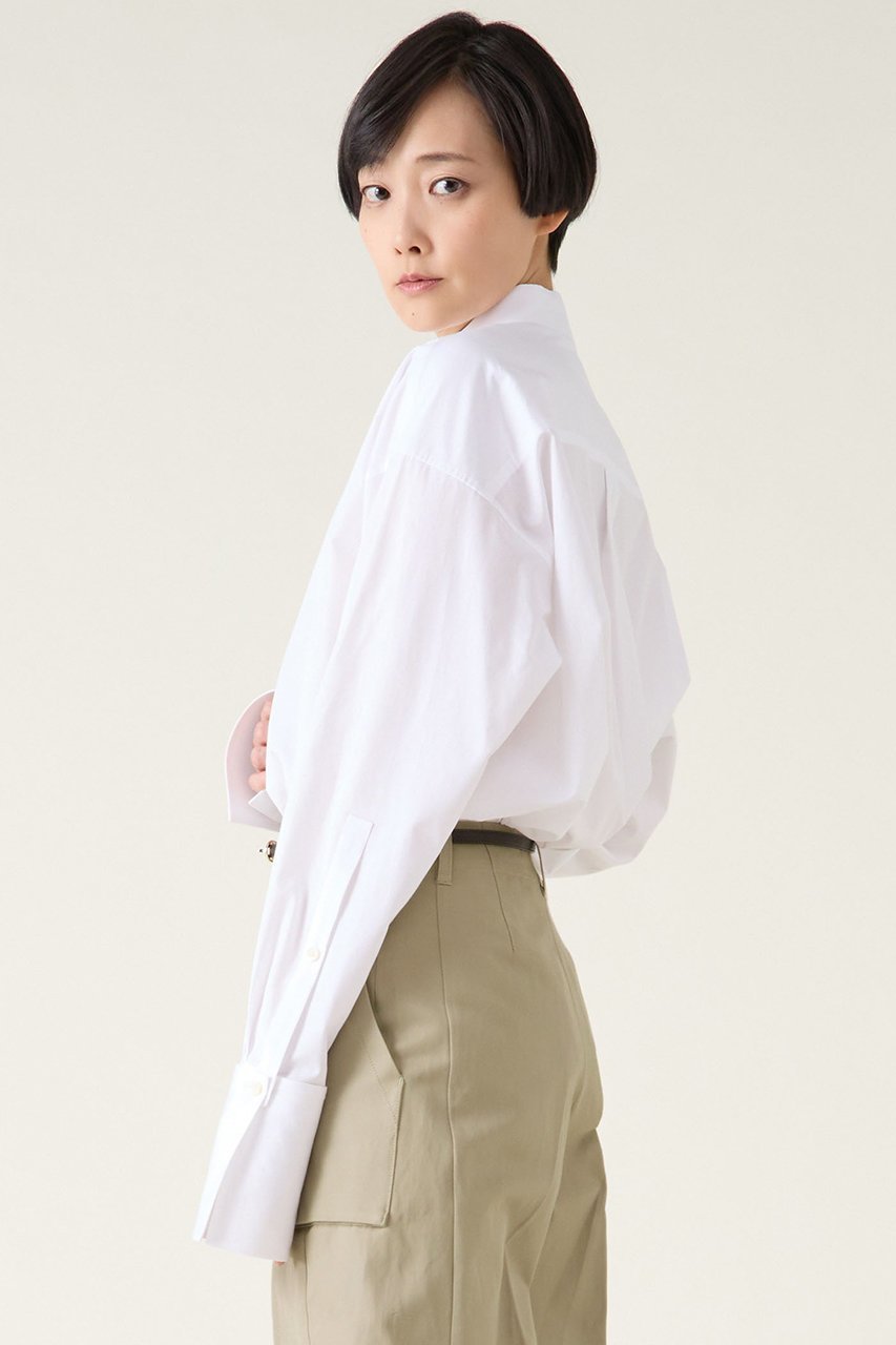 【マルティニーク/martinique】のTHOMASMASONシャツ 人気、トレンドファッション・服の通販 founy(ファニー) 　ファッション　Fashion　レディースファッション　Fashion for Women　トップス・カットソー　Cut & Sew Tops　シャツ・ブラウス・オフィスカジュアル　Elegant Blouses & Button-Ups　カフス　Cuff Design　スリーブ　Sleeve, Long Sleeve / Short Sleeve　ブロード　Broadcloth, Fine Cotton　ベーシック　Basic, Essential　ロング　Long, Long-Length　other-2|ID: prp329100004338526 ipo3291000000035041603