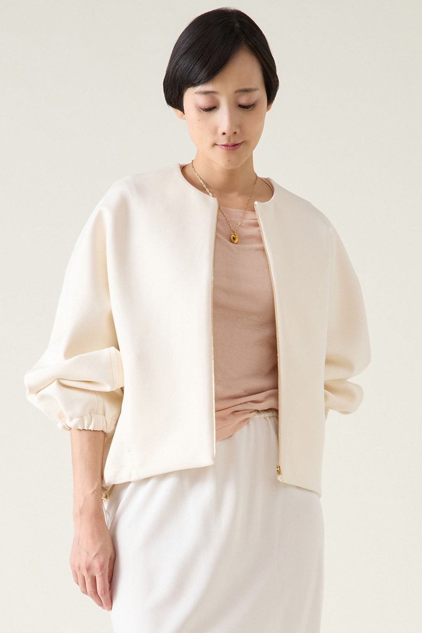 【マルティニーク/martinique】のダンボールジップブルゾン(一部WEB限定カラー) インテリア・キッズ・メンズ・レディースファッション・服の通販 founy(ファニー) 　ファッション　Fashion　レディースファッション　Fashion for Women　アウター　Coat / Outerwear Collection　レディースジャケット・軽アウター　Jackets　ブルゾンジャケット・スポーティアウター　Blouson Jackets　おすすめ　Recommended / Our Picks　シンプル　Simple, Minimal　ジャケット　Jacket, Outerwear　ブルゾン　Blouson, Bomber Jacket　ホワイト|ID: prp329100004338527 ipo3291000000035682092