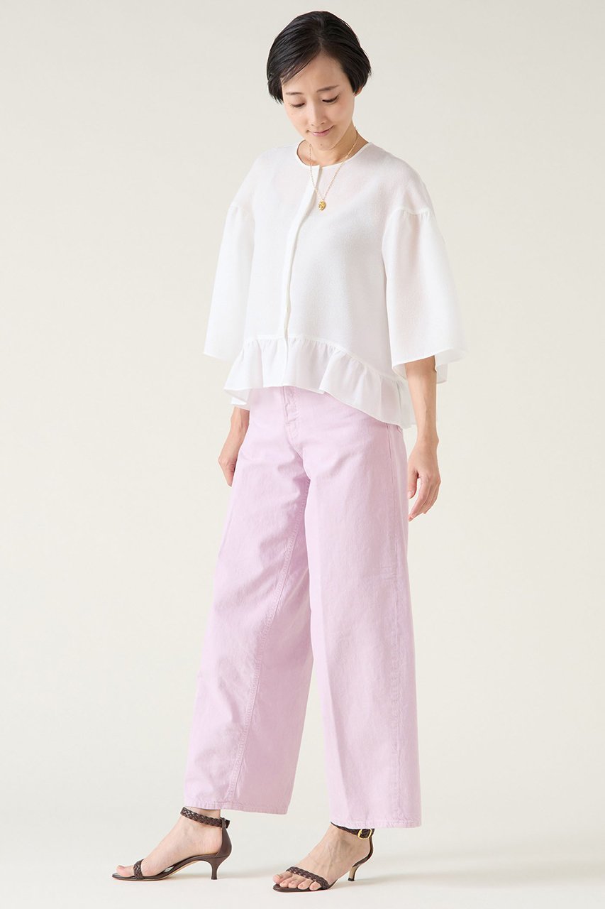 【マルティニーク/martinique】のバブルジャガードブラウス 人気、トレンドファッション・服の通販 founy(ファニー) 　ファッション　Fashion　レディースファッション　Fashion for Women　トップス・カットソー　Cut & Sew Tops　シャツ・ブラウス・オフィスカジュアル　Elegant Blouses & Button-Ups　おすすめ　Recommended / Our Picks　クラシック　Classic, Timeless Style　ジャカード／ジャガード　Jacquard, Woven Pattern　スリーブ　Sleeve, Long Sleeve / Short Sleeve　タートルネック　Turtleneck, High Neck　ダウン　Down, Puffer　デニム　Denim, Jeans Material　フェミニン　Feminine, Girly　フォルム　Silhouette, Form　ロング　Long, Long-Length　羽織　Haori, Light Jacket　other-4|ID: prp329100004338531 ipo3291000000032868693