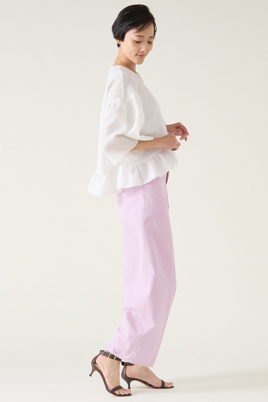 【マルティニーク/martinique】のバブルジャガードブラウス 人気、トレンドファッション・服の通販 founy(ファニー) 　ファッション　Fashion　レディースファッション　Fashion for Women　トップス・カットソー　Cut & Sew Tops　シャツ・ブラウス・オフィスカジュアル　Elegant Blouses & Button-Ups　おすすめ　Recommended / Our Picks　クラシック　Classic, Timeless Style　ジャカード／ジャガード　Jacquard, Woven Pattern　スリーブ　Sleeve, Long Sleeve / Short Sleeve　タートルネック　Turtleneck, High Neck　ダウン　Down, Puffer　デニム　Denim, Jeans Material　フェミニン　Feminine, Girly　フォルム　Silhouette, Form　ロング　Long, Long-Length　羽織　Haori, Light Jacket　other-5|ID: prp329100004338531 ipo3291000000032868700