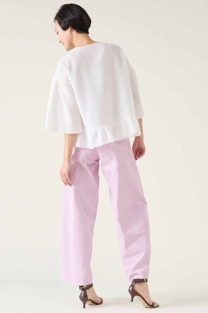 【マルティニーク/martinique】のバブルジャガードブラウス 人気、トレンドファッション・服の通販 founy(ファニー) 　ファッション　Fashion　レディースファッション　Fashion for Women　トップス・カットソー　Cut & Sew Tops　シャツ・ブラウス・オフィスカジュアル　Elegant Blouses & Button-Ups　おすすめ　Recommended / Our Picks　クラシック　Classic, Timeless Style　ジャカード／ジャガード　Jacquard, Woven Pattern　スリーブ　Sleeve, Long Sleeve / Short Sleeve　タートルネック　Turtleneck, High Neck　ダウン　Down, Puffer　デニム　Denim, Jeans Material　フェミニン　Feminine, Girly　フォルム　Silhouette, Form　ロング　Long, Long-Length　羽織　Haori, Light Jacket　other-6|ID: prp329100004338531 ipo3291000000032868705