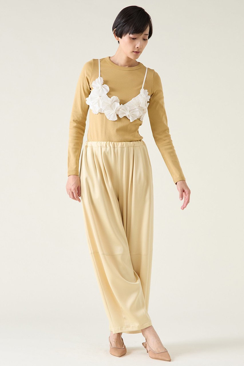 【マルティニーク/martinique】のバックサテンバレルパンツ 人気、トレンドファッション・服の通販 founy(ファニー) 　ファッション　Fashion　レディースファッション　Fashion for Women　パンツ　Pants & Trousers　バッグ　Bags　おすすめ　Recommended / Our Picks　サテン　Satin, Glossy Fabric　ストレッチ　Stretch, Stretchy Fabric　ドレープ　Drape, Draping Fabric　other-3|ID: prp329100004338532 ipo3291000000035976862