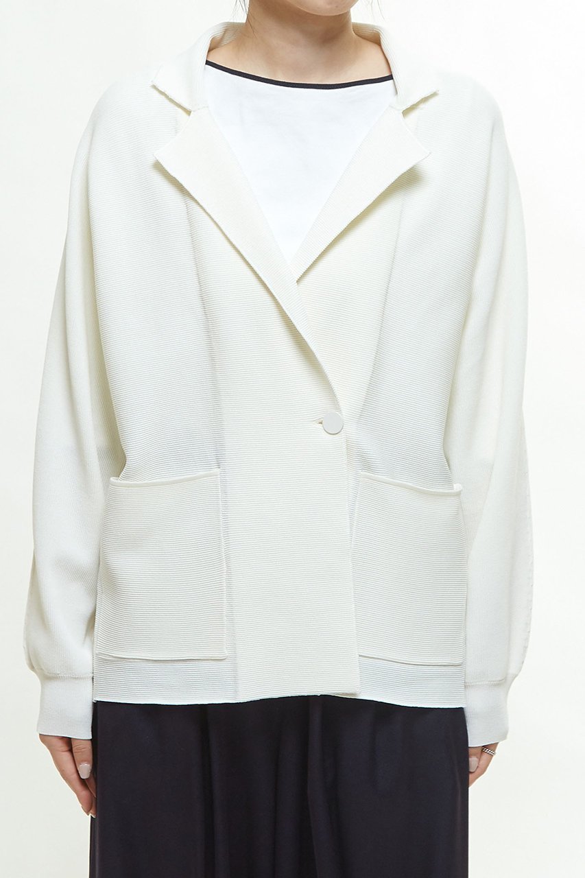 【マルティニーク/martinique】のグログランニットジャケット 人気、トレンドファッション・服の通販 founy(ファニー) 　ファッション　Fashion　レディースファッション　Fashion for Women　アウター　Coat / Outerwear Collection　レディースジャケット・軽アウター　Jackets　おすすめ　Recommended / Our Picks　カーディガン　Cardigan, Knitwear　グログラン　Grosgrain, Grosgrain Ribbon　ジャケット　Jacket, Outerwear　スリム　Slim, Slim Fit　タイトスカート　Pencil Skirt, Tight Skirt　ブラウジング　Blouson Silhouette, Cinched Waist　夏　Summer　other-6|ID: prp329100004338534 ipo3291000000035042036