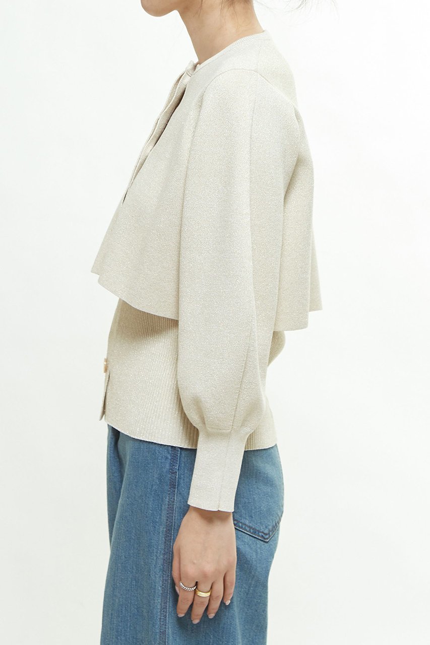 【マルティニーク/martinique】のC/N ストレッチカーディガン(アンサンブル可) 人気、トレンドファッション・服の通販 founy(ファニー) 　ファッション　Fashion　レディースファッション　Fashion for Women　トップス・カットソー　Cut & Sew Tops　ニット　Knit Tops & Sweaters　カーディガン・羽織り　Layered Style Cardigans　アンサンブルニット　Knit Ensembles & Twin Sets　おすすめ　Recommended / Our Picks　アンサンブル　Ensemble Set　カーディガン　Cardigan, Knitwear　ストレッチ　Stretch, Stretchy Fabric　バランス　Balance, Style Balance　ボレロ　Bolero, Short Cardigan　夏　Summer　春　Spring　other-8|ID: prp329100004338535 ipo3291000000036069004