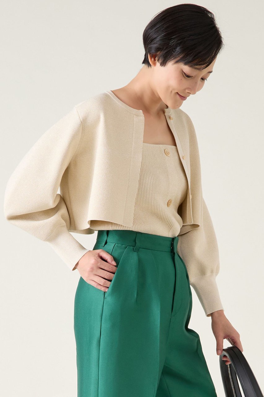 【マルティニーク/martinique】のC/N ストレッチビスチェ(アンサンブル可) 人気、トレンドファッション・服の通販 founy(ファニー) 　ファッション　Fashion　レディースファッション　Fashion for Women　トップス・カットソー　Cut & Sew Tops　アンサンブルニット　Knit Ensembles & Twin Sets　キャミソール&ノースリーブ　Camisoles & Sleeveless Tops　シャツ・ブラウス・オフィスカジュアル　Elegant Blouses & Button-Ups　ビスチェ　Bustiers & Corset Tops / Layered Bustier Style　おすすめ　Recommended / Our Picks　アンサンブル　Ensemble Set　ストレッチ　Stretch, Stretchy Fabric　ノースリーブ　Sleeveless, No-Sleeve　再入荷　Restock / Back in Stock　夏　Summer　春　Spring　other-2|ID: prp329100004338536 ipo3291000000032705013
