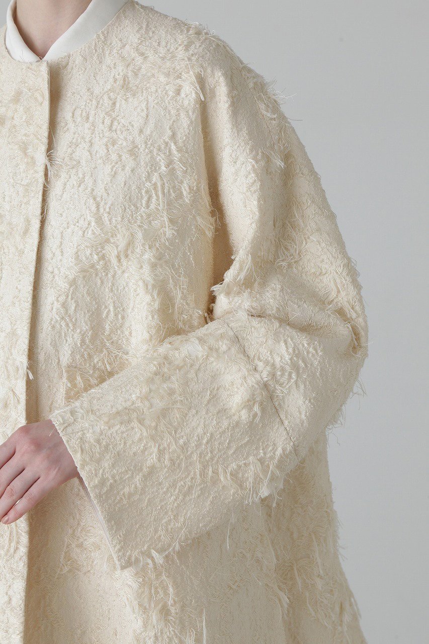 【アドーア/ADORE】のコットンカットジャガードジャケット 人気、トレンドファッション・服の通販 founy(ファニー) 　ファッション　Fashion　レディースファッション　Fashion for Women　アウター　Coat / Outerwear Collection　レディースジャケット・軽アウター　Jackets　エレガント 上品　Elegant　ジャカード／ジャガード　Jacquard, Woven Pattern　ジャケット　Jacket, Outerwear　スリット　Slit, Slit Detail　モチーフ　Motif, Design Theme　無地　Plain, Solid Color　other-6|ID: prp329100004338539 ipo3291000000032911876