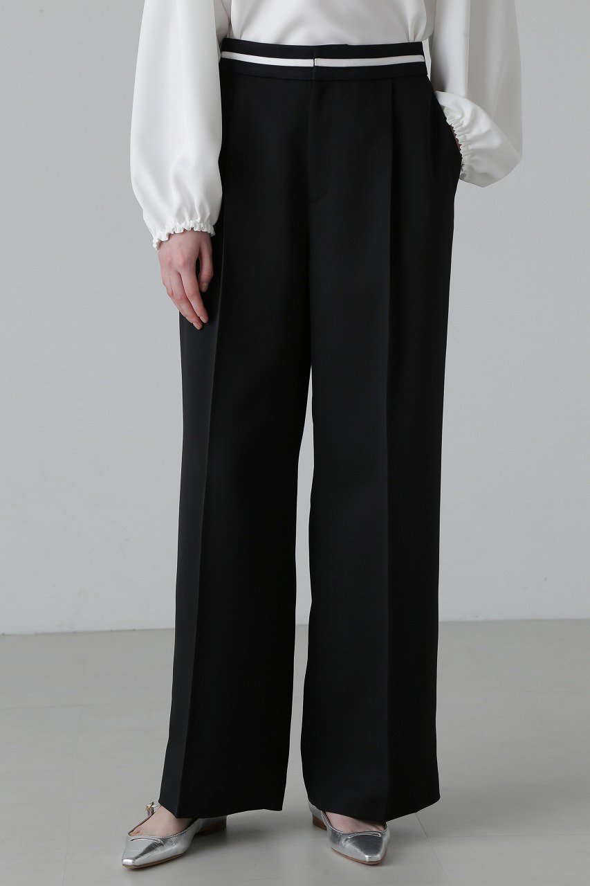 【アドーア/ADORE】のブライトダブルクロスパンツ 人気、トレンドファッション・服の通販 founy(ファニー) 　ファッション　Fashion　レディースファッション　Fashion for Women　パンツ　Pants & Trousers　グログラン　Grosgrain, Grosgrain Ribbon　サテン　Satin, Glossy Fabric　シンプル　Simple, Minimal　ストレート　Straight, Straight Cut　セットアップ　Set-Up, Coordinated Outfit　ベーシック　Basic, Essential　other-2|ID: prp329100004338542 ipo3291000000032944461