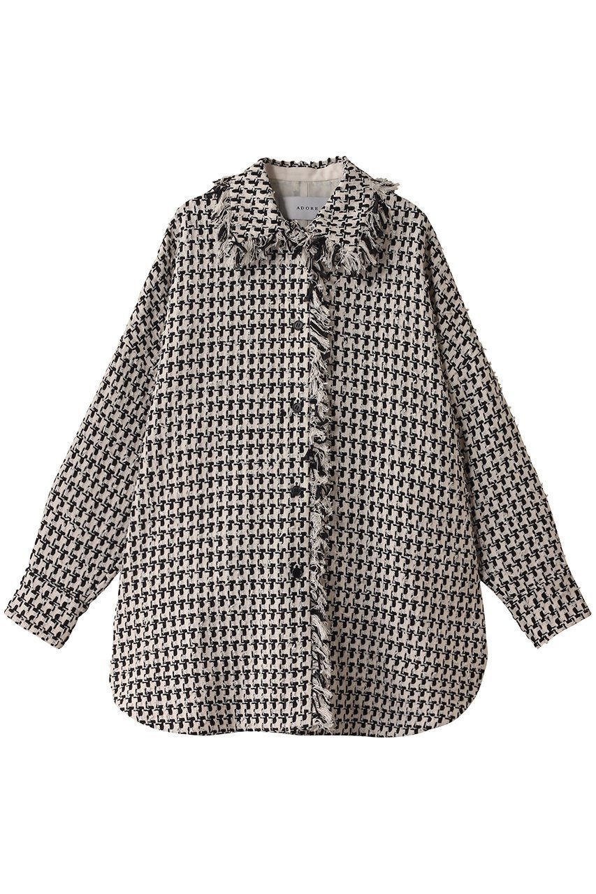 【アドーア/ADORE】のコットンチェックツィードジャケット インテリア・キッズ・メンズ・レディースファッション・服の通販 founy(ファニー) 　ファッション　Fashion　レディースファッション　Fashion for Women　アウター　Coat / Outerwear Collection　レディースジャケット・軽アウター　Jackets　ジャケット　Jacket, Outerwear　セットアップ　Set-Up, Coordinated Outfit　チェック　Check, Plaid, Tartan　ツイード　Twill, Twill Weave　モチーフ　Motif, Design Theme　リボン　Ribbon, Bow　ホワイト|ID: prp329100004338546 ipo3291000000032926698