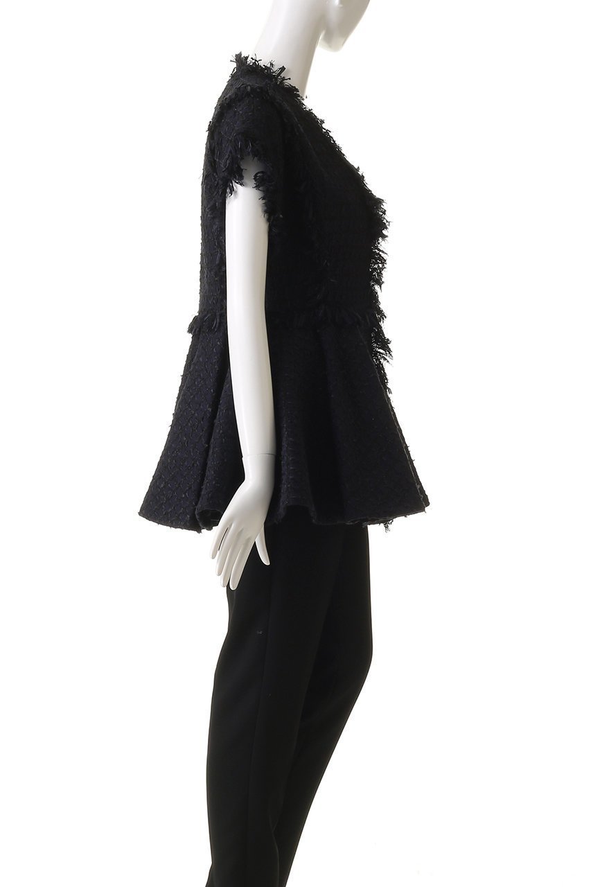 【アドーア/ADORE】のコットンチェックツィードジレ 人気、トレンドファッション・服の通販 founy(ファニー) 　ファッション　Fashion　レディースファッション　Fashion for Women　アウター　Coat / Outerwear Collection　レディースジャケット・軽アウター　Jackets　エレガント 上品　Elegant　ジャケット　Jacket, Outerwear　セットアップ　Set-Up, Coordinated Outfit　チェック　Check, Plaid, Tartan　ツイード　Twill, Twill Weave　パターン　Pattern, Design Print　フェミニン　Feminine, Girly　フリンジ　Fringe, Tassel　ベスト　Vest, Waistcoat　ペプラム　Peplum, Flared Hem　リボン　Ribbon, Bow　再入荷　Restock / Back in Stock　other-3|ID: prp329100004338547 ipo3291000000032926791