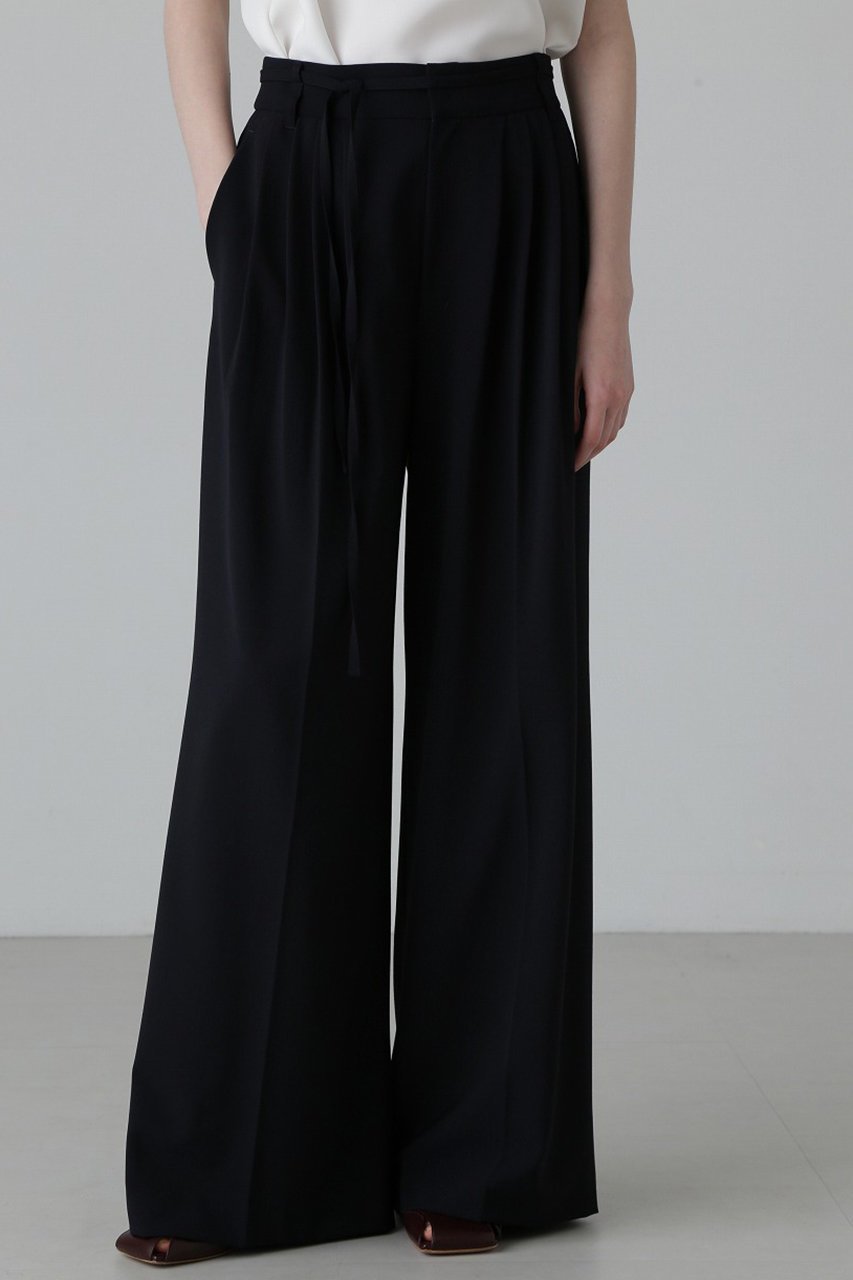 【アドーア/ADORE】の2WAYトロピカルパンツ 人気、トレンドファッション・服の通販 founy(ファニー) 　ファッション　Fashion　レディースファッション　Fashion for Women　パンツ　Pants & Trousers　セットアップ　Set-Up, Coordinated Outfit　ドレープ　Drape, Draping Fabric　フロント　Front, Front Design　ワイド　Wide, Wide Fit　エレガント 上品　Elegant　再入荷　Restock / Back in Stock　other-2|ID: prp329100004338549 ipo3291000000034990164