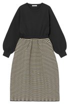 【アナイ/ANAYI】のクラヴィエジャガードワンピース ブラックボーダー|ID: prp329100004338553 ipo3291000000036106840