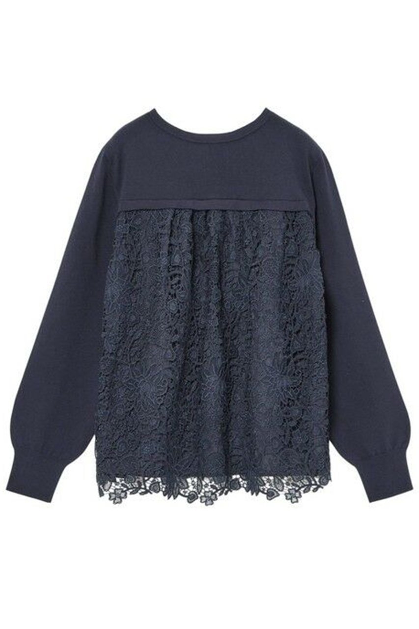 【アナイ/ANAYI】のバックレース2WAYカーディガン 人気、トレンドファッション・服の通販 founy(ファニー) 　ファッション　Fashion　レディースファッション　Fashion for Women　トップス・カットソー　Cut & Sew Tops　ニット　Knit Tops & Sweaters　カーディガン・羽織り　Layered Style Cardigans　カーディガン　Cardigan, Knitwear　シンプル　Simple, Minimal　フェミニン　Feminine, Girly　フロント　Front, Front Design　モチーフ　Motif, Design Theme　ライナー　Liner, Inner Layer　レース　Lace, Lace Fabric　other-2|ID: prp329100004338554 ipo3291000000031356992