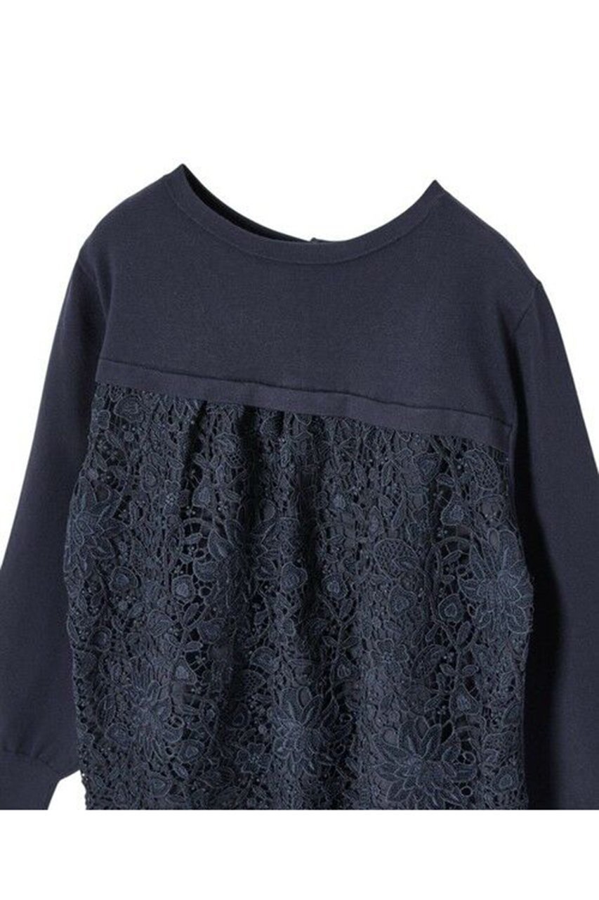 【アナイ/ANAYI】のバックレース2WAYカーディガン 人気、トレンドファッション・服の通販 founy(ファニー) 　ファッション　Fashion　レディースファッション　Fashion for Women　トップス・カットソー　Cut & Sew Tops　ニット　Knit Tops & Sweaters　カーディガン・羽織り　Layered Style Cardigans　カーディガン　Cardigan, Knitwear　シンプル　Simple, Minimal　フェミニン　Feminine, Girly　フロント　Front, Front Design　モチーフ　Motif, Design Theme　ライナー　Liner, Inner Layer　レース　Lace, Lace Fabric　other-4|ID: prp329100004338554 ipo3291000000031356996