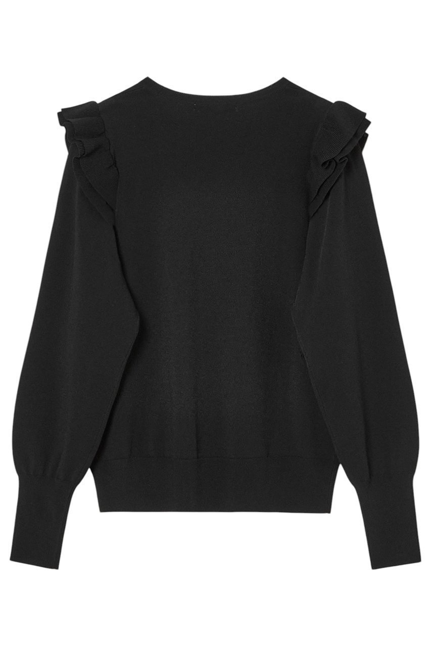 【アナイ/ANAYI】のフリルスリーブプルオーバー 人気、トレンドファッション・服の通販 founy(ファニー) 　ファッション　Fashion　レディースファッション　Fashion for Women　トップス・カットソー　Cut & Sew Tops　ニット　Knit Tops & Sweaters　カジュアルプルオーバー・ニットトップス　Pullovers & Knit Tops / Casual Pullovers　なめらか　Smooth, Silky Texture　エレガント 上品　Elegant　フリル　Frill, Ruffle　other-2|ID: prp329100004338556 ipo3291000000032920976