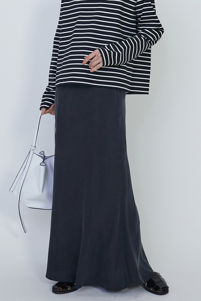 【プルミエ アロンディスモン/1er Arrondissement】のキュプラフィブリルスカート 人気、トレンドファッション・服の通販 founy(ファニー) 　ファッション　Fashion　レディースファッション　Fashion for Women　スカート　Skirts　ロングスカート　Long Skirts / Maxi & Midi Skirts　とろみ　Fluid, Flowy Fabric　キュプラ　Cupro, Eco Fabric　ロング　Long, Long-Length　エレガント 上品　Elegant　other-6|ID: prp329100004338559 ipo3291000000032826293