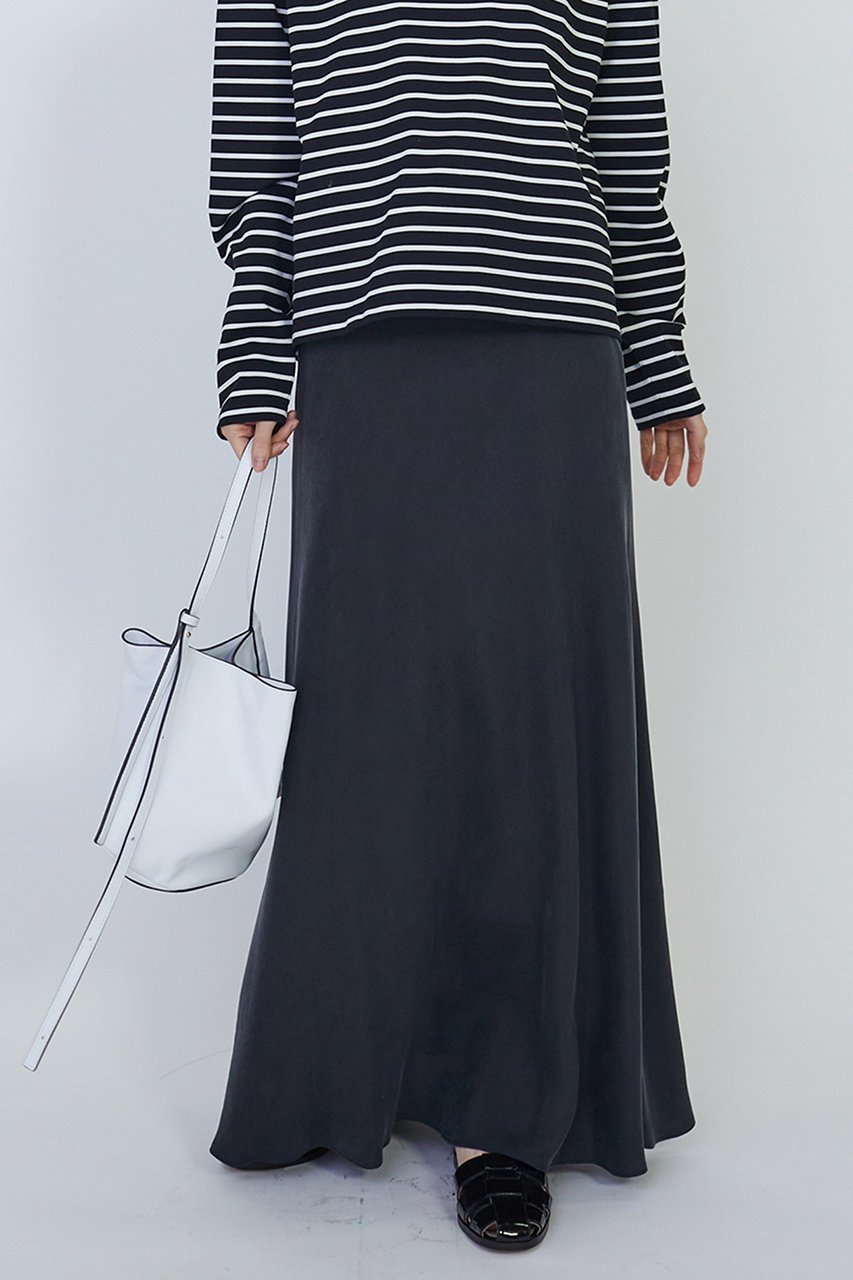 【プルミエ アロンディスモン/1er Arrondissement】のキュプラフィブリルスカート 人気、トレンドファッション・服の通販 founy(ファニー) 　ファッション　Fashion　レディースファッション　Fashion for Women　スカート　Skirts　ロングスカート　Long Skirts / Maxi & Midi Skirts　とろみ　Fluid, Flowy Fabric　キュプラ　Cupro, Eco Fabric　ロング　Long, Long-Length　エレガント 上品　Elegant　other-8|ID: prp329100004338559 ipo3291000000032826295