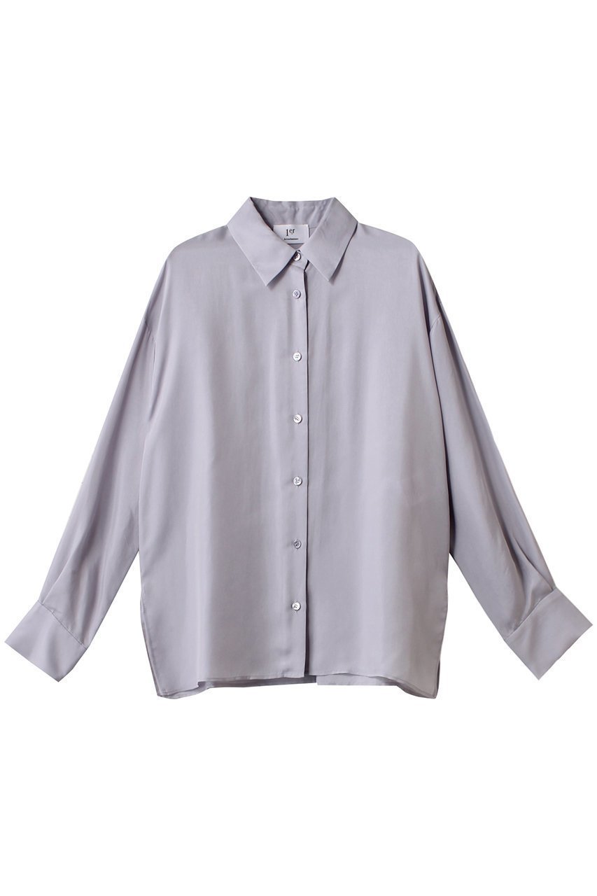 【プルミエ アロンディスモン/1er Arrondissement】のキュプラフィブリルレギュラーカラーシャツ 人気、トレンドファッション・服の通販 founy(ファニー) 　ファッション　Fashion　レディースファッション　Fashion for Women　トップス・カットソー　Cut & Sew Tops　シャツ・ブラウス・オフィスカジュアル　Elegant Blouses & Button-Ups　おすすめ　Recommended / Our Picks　とろみ　Fluid, Flowy Fabric　カシュクール　Wrap Design　キュプラ　Cupro, Eco Fabric　スリーブ　Sleeve, Long Sleeve / Short Sleeve　ボトム　Bottoms, Lower Wear　ロング　Long, Long-Length　エレガント 上品　Elegant　 other-1|ID: prp329100004338560 ipo3291000000032876086