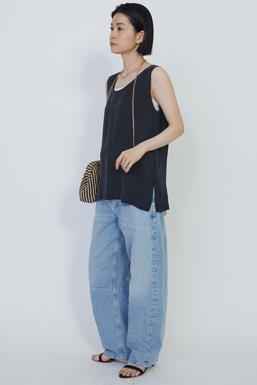 【プルミエ アロンディスモン/1er Arrondissement】のキュプラフィブリルタンクトップ 人気、トレンドファッション・服の通販 founy(ファニー) 　ファッション　Fashion　レディースファッション　Fashion for Women　トップス・カットソー　Cut & Sew Tops　キャミソール&ノースリーブ　Camisoles & Sleeveless Tops　シャツ・ブラウス・オフィスカジュアル　Elegant Blouses & Button-Ups　とろみ　Fluid, Flowy Fabric　インナー　Innerwear　エレガント 上品　Elegant　ジャケット　Jacket, Outerwear　タンク　Tank Top, Sleeveless Top　ノースリーブ　Sleeveless, No-Sleeve　other-8|ID: prp329100004338561 ipo3291000000032876207