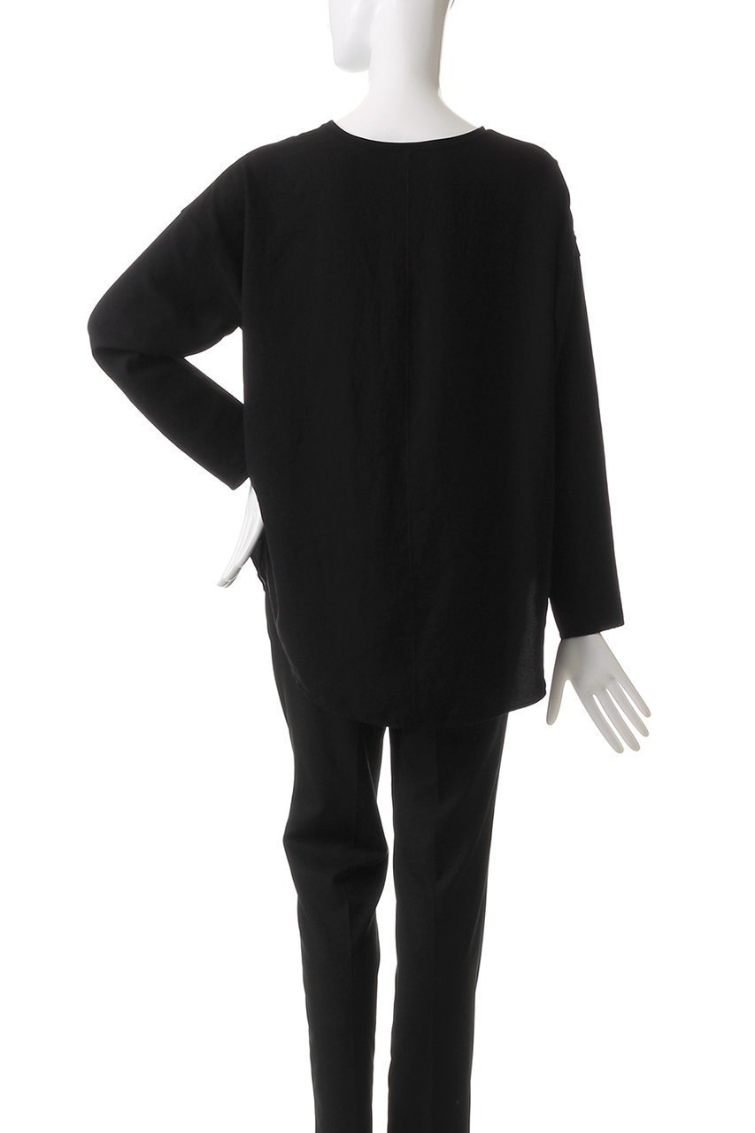 【プルミエ アロンディスモン/1er Arrondissement】のジョーゼットプルオーバー 人気、トレンドファッション・服の通販 founy(ファニー) 　ファッション　Fashion　レディースファッション　Fashion for Women　トップス・カットソー　Cut & Sew Tops　シャツ・ブラウス・オフィスカジュアル　Elegant Blouses & Button-Ups　カジュアルプルオーバー・ニットトップス　Pullovers & Knit Tops / Casual Pullovers　シンプル　Simple, Minimal　ジョーゼット　Georgette, Semi-Sheer Fabric　スリーブ　Sleeve, Long Sleeve / Short Sleeve　ドレープ　Drape, Draping Fabric　ロング　Long, Long-Length　other-4|ID: prp329100004338562 ipo3291000000032876241