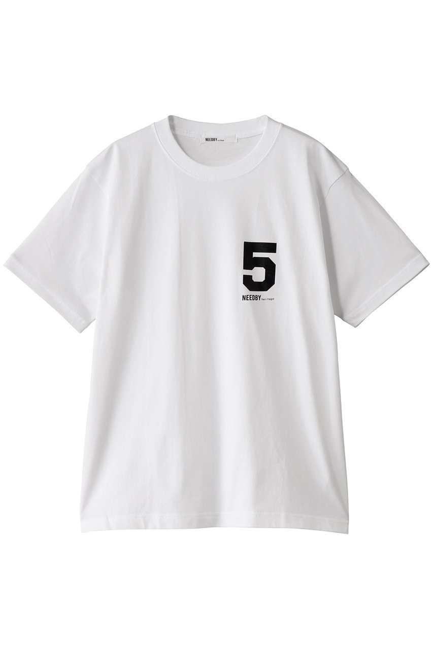 【ニードバイ ヘリテイジ/NEEDBY heritage】のBIG TEE インテリア・キッズ・メンズ・レディースファッション・服の通販 founy(ファニー) 　ファッション　Fashion　レディースファッション　Fashion for Women　トップス・カットソー　Cut & Sew Tops　シャツ・ブラウス・オフィスカジュアル　Elegant Blouses & Button-Ups　ロングTシャツ・Tシャツ　Longline T-Shirts & Tees　カットソー・ベーシックTシャツ　Cut-and-Sewn Tops / Stretch Tees & Basics　ショート　Short, Short Length　シンプル　Simple, Minimal　スリーブ　Sleeve, Long Sleeve / Short Sleeve　半袖　Short Sleeve, Half Sleeve　WHITE-5|ID: prp329100004339396 ipo3291000000032884079