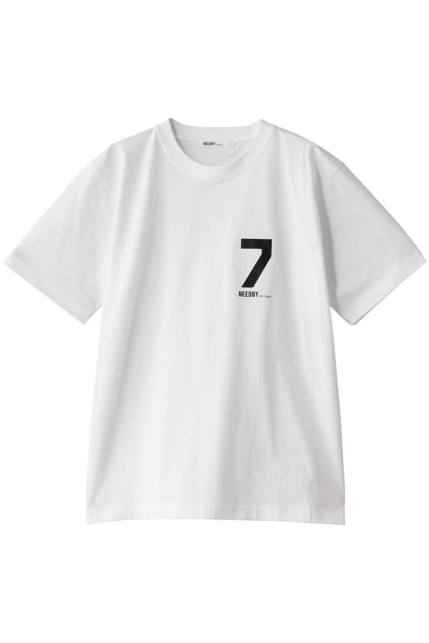 【ニードバイ ヘリテイジ/NEEDBY heritage】のBIG TEE インテリア・キッズ・メンズ・レディースファッション・服の通販 founy(ファニー) 　ファッション　Fashion　レディースファッション　Fashion for Women　トップス・カットソー　Cut & Sew Tops　シャツ・ブラウス・オフィスカジュアル　Elegant Blouses & Button-Ups　ロングTシャツ・Tシャツ　Longline T-Shirts & Tees　カットソー・ベーシックTシャツ　Cut-and-Sewn Tops / Stretch Tees & Basics　ショート　Short, Short Length　シンプル　Simple, Minimal　スリーブ　Sleeve, Long Sleeve / Short Sleeve　半袖　Short Sleeve, Half Sleeve　WHITE-7|ID: prp329100004339396 ipo3291000000032884087