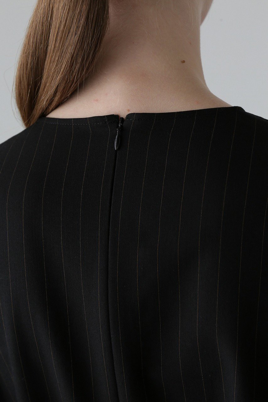 【アドーア/ADORE】のストライプツイルシャツ 人気、トレンドファッション・服の通販 founy(ファニー) 　ファッション　Fashion　レディースファッション　Ladies' Fashion Online　トップス・カットソー　Tops/Tshirt　シャツ/ブラウス　Shirts/Blouses　ストライプ　Stripe　スリーブ　Sleeve　ドレープ　Drape　フロント　Front　ポケット　Pocket　リラックス　Relax　ロング　Long　再入荷　Restock/Back In Stock/Re Arrival　other-7|ID: prp329100004339404 ipo3291000000032648270