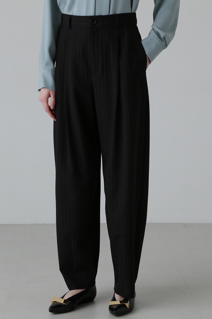 【アドーア/ADORE】のストライプツイルパンツ 人気、トレンドファッション・服の通販 founy(ファニー) 　ファッション　Fashion　レディースファッション　Fashion for Women　パンツ　Pants & Trousers　ストライプ　Stripe, Striped Pattern　デニム　Denim, Jeans Material　ドレープ　Drape, Draping Fabric　リラックス　Relax, Relaxed Fit　other-2|ID: prp329100004339405 ipo3291000000032944411