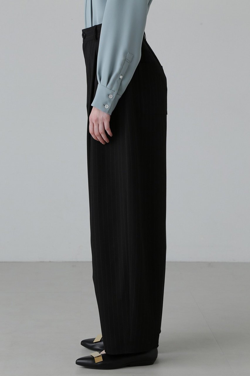 【アドーア/ADORE】のストライプツイルパンツ 人気、トレンドファッション・服の通販 founy(ファニー) 　ファッション　Fashion　レディースファッション　Fashion for Women　パンツ　Pants & Trousers　ストライプ　Stripe, Striped Pattern　デニム　Denim, Jeans Material　ドレープ　Drape, Draping Fabric　リラックス　Relax, Relaxed Fit　other-3|ID: prp329100004339405 ipo3291000000032944417