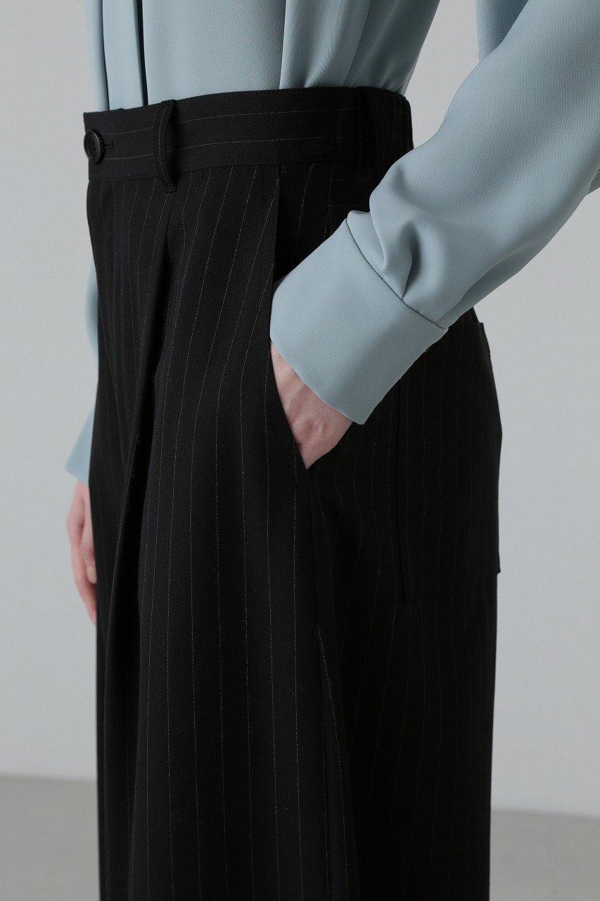 【アドーア/ADORE】のストライプツイルパンツ 人気、トレンドファッション・服の通販 founy(ファニー) 　ファッション　Fashion　レディースファッション　Fashion for Women　パンツ　Pants & Trousers　ストライプ　Stripe, Striped Pattern　デニム　Denim, Jeans Material　ドレープ　Drape, Draping Fabric　リラックス　Relax, Relaxed Fit　other-6|ID: prp329100004339405 ipo3291000000032944435