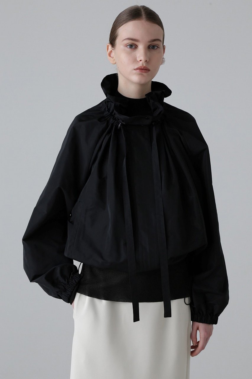 【アドーア/ADORE】のブライトタフタジャケット 人気、トレンドファッション・服の通販 founy(ファニー) 　ファッション　Fashion　レディースファッション　WOMEN　アウター　Coat Outerwear　ジャケット　Jackets　ジャケット　Jacket　タフタ　Taffeta　フェミニン　Feminine　フリル　Frills　フロント　Front　ブルゾン　Blouson　メタル　Metal　エレガント 上品　Elegant　other-2|ID: prp329100004339410 ipo3291000000031356502
