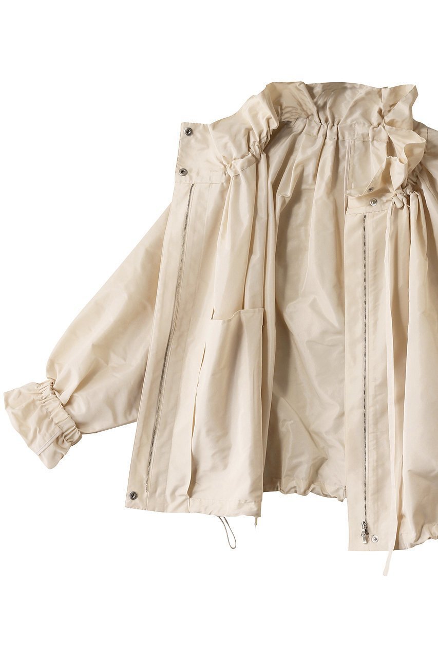 【アドーア/ADORE】のブライトタフタジャケット 人気、トレンドファッション・服の通販 founy(ファニー) 　ファッション　Fashion　レディースファッション　Fashion for Women　アウター　Coat / Outerwear Collection　レディースジャケット・軽アウター　Jackets　ジャケット　Jacket, Outerwear　タフタ　Taffeta, Structured Fabric　フェミニン　Feminine, Girly　フリル　Frill, Ruffle　フロント　Front, Front Design　ブルゾン　Blouson, Bomber Jacket　メタル　Metal, Metal Parts　エレガント 上品　Elegant　other-6|ID: prp329100004339410 ipo3291000000032926656