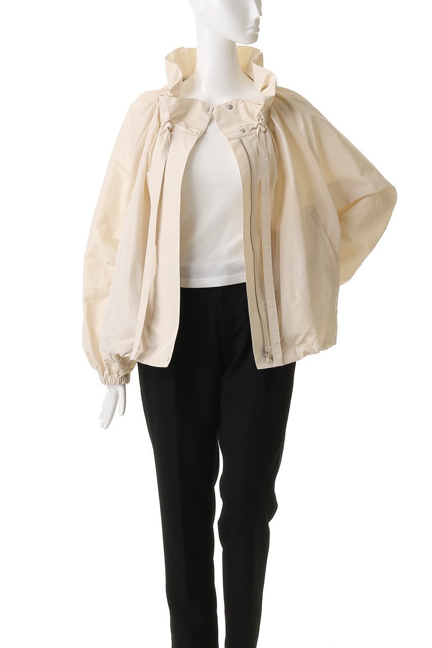 【アドーア/ADORE】のブライトタフタジャケット 人気、トレンドファッション・服の通販 founy(ファニー) 　ファッション　Fashion　レディースファッション　Fashion for Women　アウター　Coat / Outerwear Collection　レディースジャケット・軽アウター　Jackets　ジャケット　Jacket, Outerwear　タフタ　Taffeta, Structured Fabric　フェミニン　Feminine, Girly　フリル　Frill, Ruffle　フロント　Front, Front Design　ブルゾン　Blouson, Bomber Jacket　メタル　Metal, Metal Parts　エレガント 上品　Elegant　other-8|ID: prp329100004339410 ipo3291000000032926671