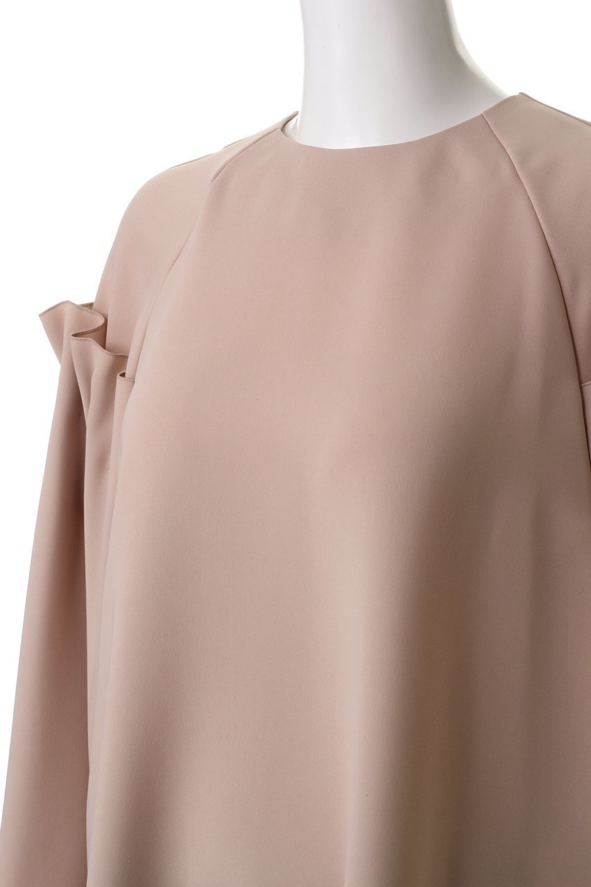 【アドーア/ADORE】のダブルストレッチブラウス 人気、トレンドファッション・服の通販 founy(ファニー) 　ファッション　Fashion　レディースファッション　Fashion for Women　トップス・カットソー　Cut & Sew Tops　シャツ・ブラウス・オフィスカジュアル　Elegant Blouses & Button-Ups　ロングTシャツ・Tシャツ　Longline T-Shirts & Tees　カットソー・ベーシックTシャツ　Cut-and-Sewn Tops / Stretch Tees & Basics　ショルダー　Shoulder, Shoulder Strap　ストレッチ　Stretch, Stretchy Fabric　スリーブ　Sleeve, Long Sleeve / Short Sleeve　ロング　Long, Long-Length　other-5|ID: prp329100004339414 ipo3291000000032887796