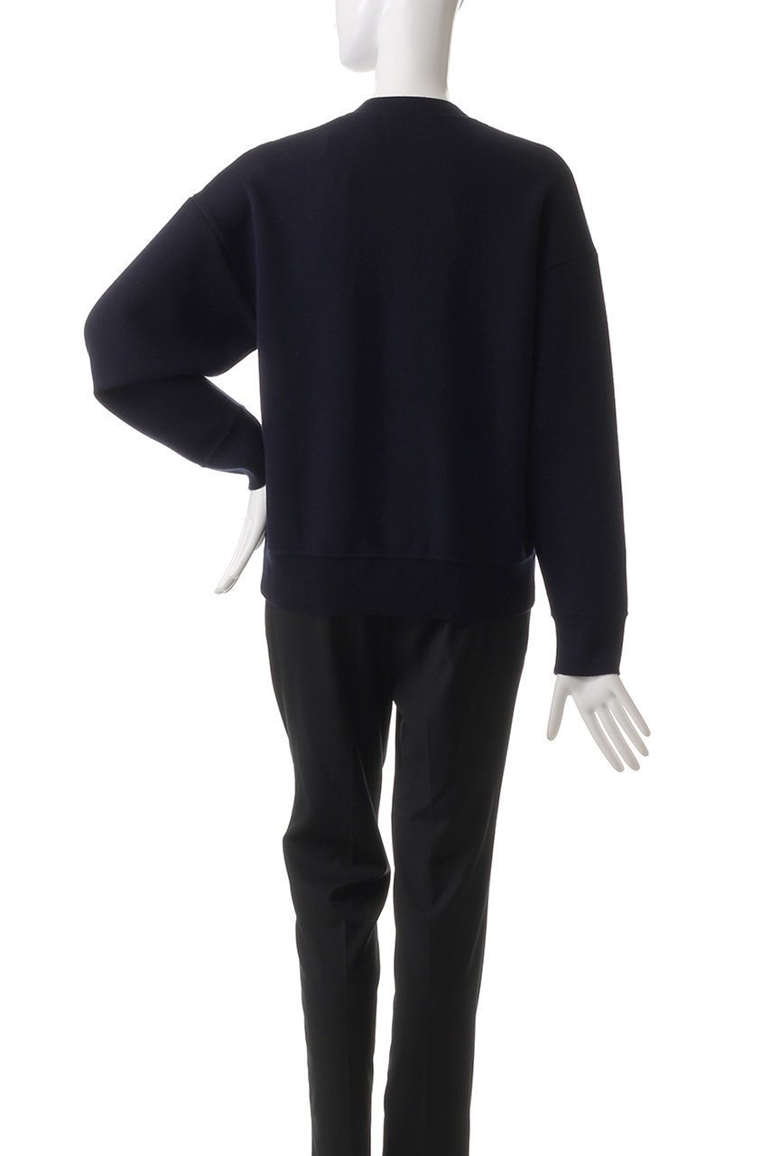 【デザイン ワークス/DESIGN WORKS】のダブルフェイスクルーネックカーディガン 人気、トレンドファッション・服の通販 founy(ファニー) 　ファッション　Fashion　レディースファッション　Fashion for Women　トップス・カットソー　Cut & Sew Tops　ニット　Knit Tops & Sweaters　カーディガン・羽織り　Layered Style Cardigans　なめらか　Smooth, Silky Texture　カーディガン　Cardigan, Knitwear　ダブル　Double, Double-Breasted　バランス　Balance, Style Balance　フェイス　Face, Facial Design　エレガント 上品　Elegant　other-4|ID: prp329100004339417 ipo3291000000032956365