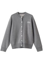 【デザイン ワークス/DESIGN WORKS】のダブルフェイスクルーネックカーディガン グレー|ID: prp329100004339417 ipo3291000000034957238