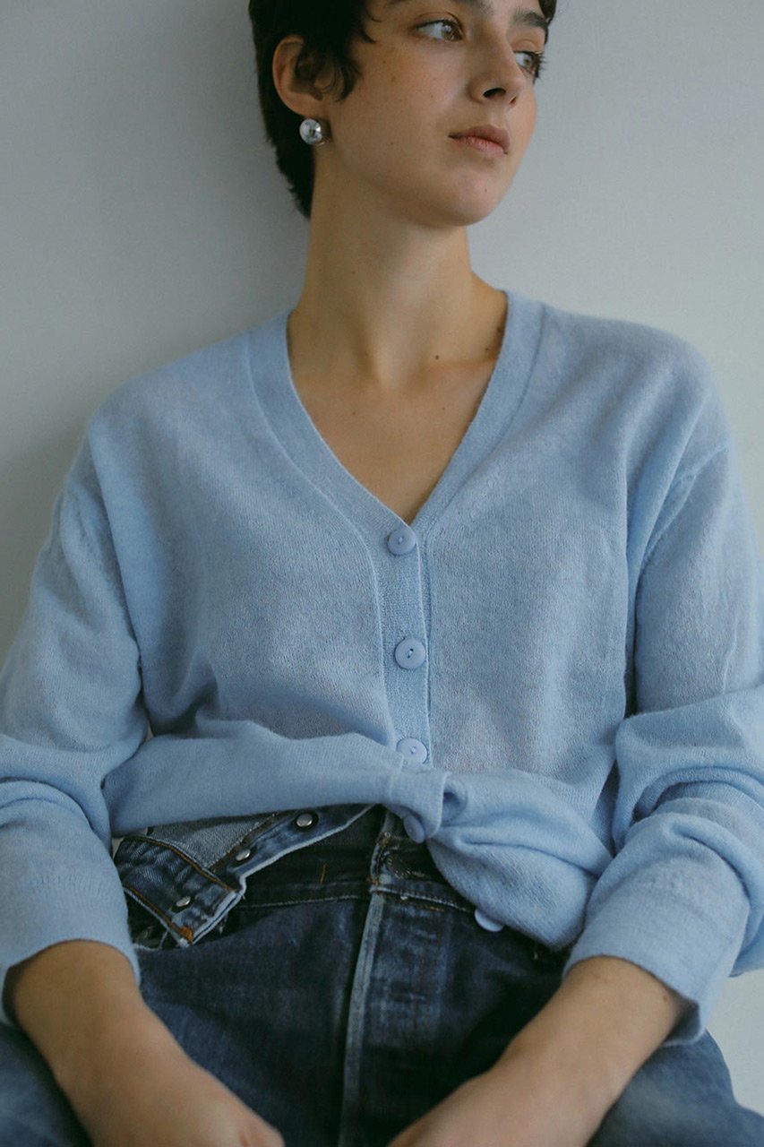 【ハー/HER.】の【Le】 ALPACA BLEND CD/カーディガン【HER.別注カラー】 人気、トレンドファッション・服の通販 founy(ファニー) 　ファッション　Fashion　レディースファッション　Fashion for Women　トップス・カットソー　Cut & Sew Tops　ニット　Knit Tops & Sweaters　カーディガン・羽織り　Layered Style Cardigans　春　Spring　カーディガン　Cardigan, Knitwear　シンプル　Simple, Minimal　スペシャル　Special, Limited Edition　別注　Limited Edition, Custom Order　モダン　Modern, Contemporary　other-8|ID: prp329100004340226 ipo3291000000035371861