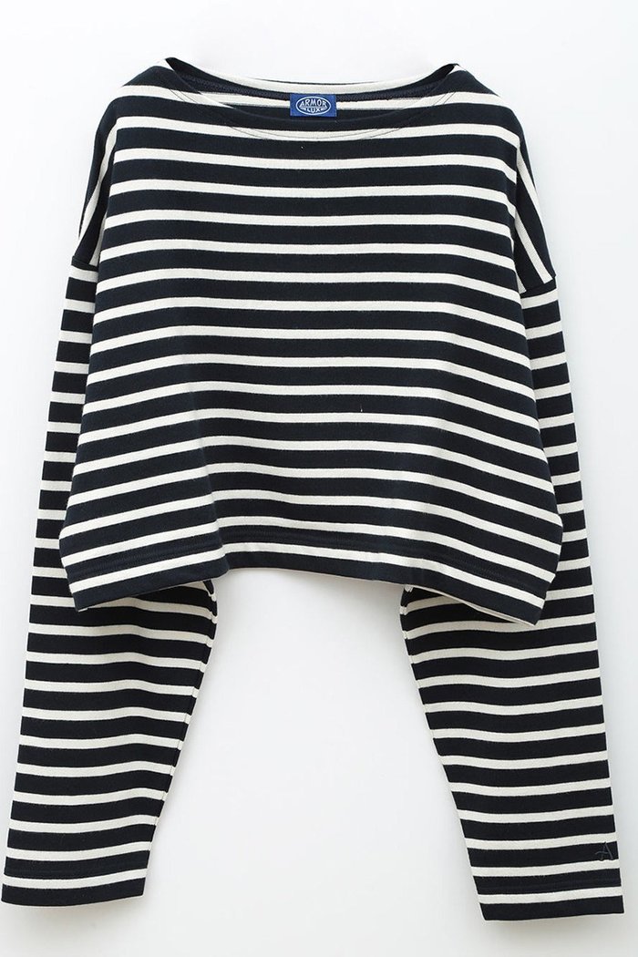 【ハー/HER.】の【Armor-lux】Cropped PO/プルオーバー インテリア・キッズ・メンズ・レディースファッション・服の通販 founy(ファニー) https://founy.com/ ファッション Fashion レディースファッション Fashion for Women トップス・カットソー Cut & Sew Tops シャツ・ブラウス・オフィスカジュアル Elegant Blouses & Button-Ups ロングTシャツ・Tシャツ Longline T-Shirts & Tees カジュアルプルオーバー・ニットトップス Pullovers & Knit Tops / Casual Pullovers カットソー・ベーシックTシャツ Cut-and-Sewn Tops / Stretch Tees & Basics クロップド Cropped, Short Length スリーブ Sleeve, Long Sleeve / Short Sleeve フィット Fit, Slim Fit フランス France, French ベーシック Basic, Essential ロング Long, Long-Length |ID: prp329100004340228 ipo3291000000032847265