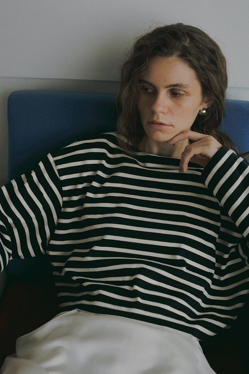 【ハー/HER.】の【Armor-lux】Cropped PO/プルオーバー 人気、トレンドファッション・服の通販 founy(ファニー) 　ファッション　Fashion　レディースファッション　Fashion for Women　トップス・カットソー　Cut & Sew Tops　シャツ・ブラウス・オフィスカジュアル　Elegant Blouses & Button-Ups　ロングTシャツ・Tシャツ　Longline T-Shirts & Tees　カジュアルプルオーバー・ニットトップス　Pullovers & Knit Tops / Casual Pullovers　カットソー・ベーシックTシャツ　Cut-and-Sewn Tops / Stretch Tees & Basics　クロップド　Cropped, Short Length　スリーブ　Sleeve, Long Sleeve / Short Sleeve　フィット　Fit, Slim Fit　フランス　France, French　ベーシック　Basic, Essential　ロング　Long, Long-Length　other-6|ID: prp329100004340228 ipo3291000000032847307