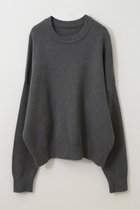 【ハー/HER.】の綿カシミヤニットプルオーバー チャコールグレー|ID: prp329100004340233 ipo3291000000032952279