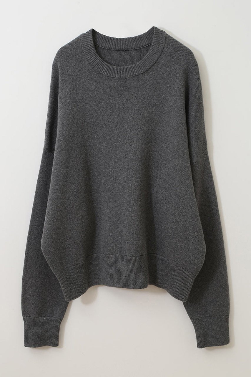 【ハー/HER.】の綿カシミヤニットプルオーバー インテリア・キッズ・メンズ・レディースファッション・服の通販 founy(ファニー) 　ファッション　Fashion　レディースファッション　Fashion for Women　トップス・カットソー　Cut & Sew Tops　ニット　Knit Tops & Sweaters　カジュアルプルオーバー・ニットトップス　Pullovers & Knit Tops / Casual Pullovers　おすすめ　Recommended / Our Picks　セットアップ　Set-Up, Coordinated Outfit　リラックス　Relax, Relaxed Fit　再入荷　Restock / Back in Stock　チャコールグレー|ID: prp329100004340233 ipo3291000000032952279