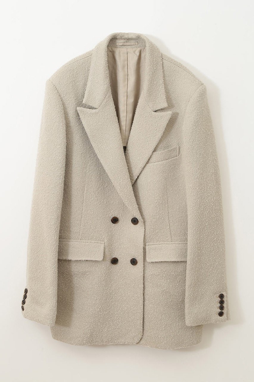 【ハー/HER.】のツイードジャケット インテリア・キッズ・メンズ・レディースファッション・服の通販 founy(ファニー) 　ファッション　Fashion　レディースファッション　Fashion for Women　アウター　Coat / Outerwear Collection　レディースジャケット・軽アウター　Jackets　ジャケット　Jacket, Outerwear　ツイード　Twill, Twill Weave　ライトグレー|ID: prp329100004340234 ipo3291000000032921302