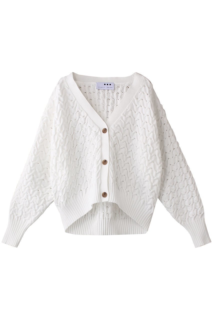 【スリー ドッツ/three dots】のスポンジースムース メッシュカーディガン 人気、トレンドファッション・服の通販 founy(ファニー) ファッション Fashion レディースファッション Fashion for Women トップス・カットソー Cut & Sew Tops ニット Knit Tops & Sweaters カーディガン・羽織り Layered Style Cardigans カーディガン Cardigan, Knitwear バランス Balance, Style Balance メッシュ Mesh, Net Fabric other-1|ID: prp329100004340235 ipo3291000000036062549