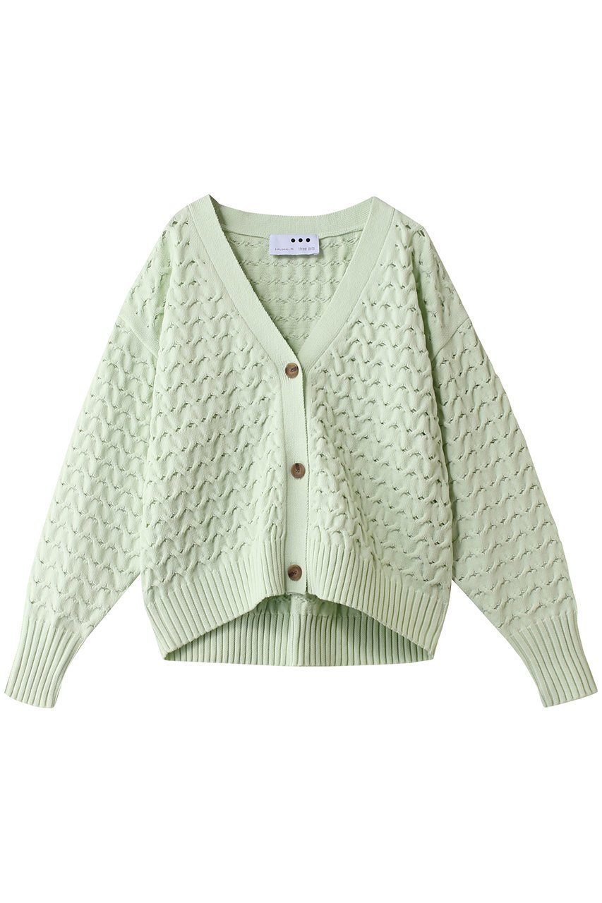【スリー ドッツ/three dots】のスポンジースムース メッシュカーディガン インテリア・キッズ・メンズ・レディースファッション・服の通販 founy(ファニー) 　ファッション　Fashion　レディースファッション　Fashion for Women　トップス・カットソー　Cut & Sew Tops　ニット　Knit Tops & Sweaters　カーディガン・羽織り　Layered Style Cardigans　カーディガン　Cardigan, Knitwear　バランス　Balance, Style Balance　メッシュ　Mesh, Net Fabric　ミント|ID: prp329100004340235 ipo3291000000036370909