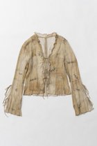 【プランク プロジェクト/PRANK PROJECT】のアンティークプリントフリルカーデ / Antique Print Frill Cardigan MLT(マルチカラー)|ID: prp329100004341865 ipo3291000000035822769