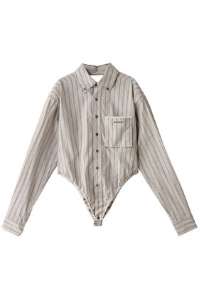 【プランク プロジェクト/PRANK PROJECT】のマルチファブリックボディースーツ / Multi Fabric Bodysuit 人気、トレンドファッション・服の通販 founy(ファニー) ファッション Fashion レディースファッション Fashion for Women トップス・カットソー Cut & Sew Tops シャツ・ブラウス・オフィスカジュアル Elegant Blouses & Button-Ups エレガント 上品 Elegant カッティング Cutting Detail クラシカル Classical, Vintage-Inspired スリーブ Sleeve, Long Sleeve / Short Sleeve スーツ Suit, Formalwear ダウン Down, Puffer ミックス Mix, Mixed Style ランジェリー Lingerie, Intimate Wear レース Lace, Lace Fabric ロング Long, Long-Length |ID:prp329100004341869